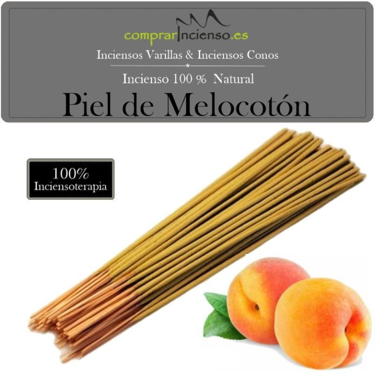 Incienso Artesanal 100 Natural Piel de Melocotón CompraIncienso