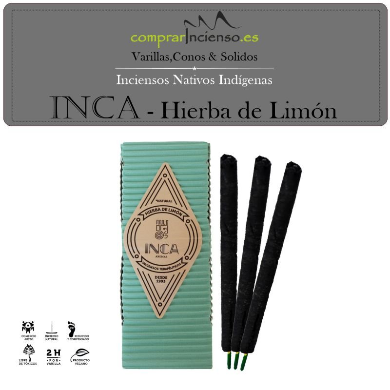 Incienso Natural Indigena INCA HIERBA DE LIMON Comprarincienso Es